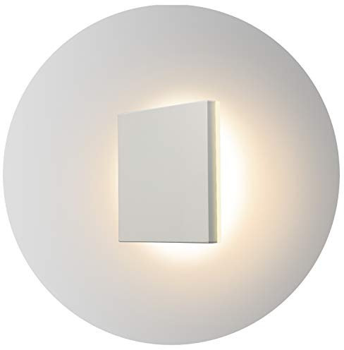 Topmo-plus 8W Lámpara de pared LED SMD Aplique de pared Diseño de Bañadores para interior/exterior a prueba de agua IP65 Spotlight living/terraza/jardín 15CM (blanco/blanco cálido)