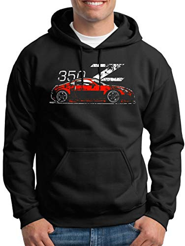 TShirt-People Zetti 350Z Fairlady Pull à capuche pour homme - Noir - Large
