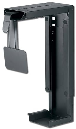 Eisnhauer PC-Halter Claw, verstellbare Computer Halterung für Verschiedene Gehäusegrößen, zur Montage unter dem Schreibtisch (Schwarz)
