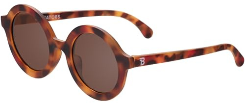 Babiators Originals Round | Classic Tortoise | Amber Lenses | Ages 3-5