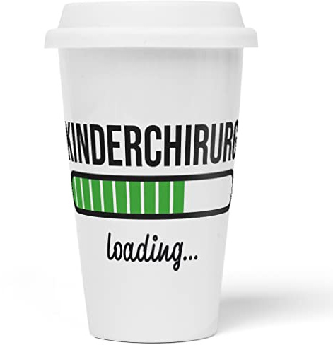 JUNIWORDS To-Go Becher mit Deckel, Kinderchirurg loading (6202952)