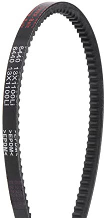 sourcing map AX43.1/2(13x1100Li) Gezahnte Keilriemen AX-Abschnitt Antrieb Rohkante Gürtel 1100mm Innen Umfang EPDM für Kraftübertragung
