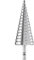Punte trapano a gradini per metallo, Ø 4 – 32 mm,fresa conica per metallo, svasatore per metallo, trapano conico professionale HSS – Punta per sbucciatura 6.35 mm – Punta per lamiera Step Drill Bit