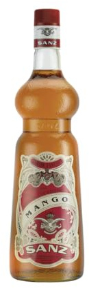 SANZ Mango-Sirup aus Spanien, 22% Mangosaft, 1 L, alkoholfrei