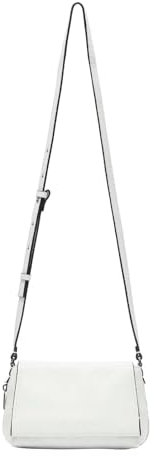 LIEBESKIND BERLIN Leder Umhängetasche Clutch Hera Sheep Natural Crossbody Arctic weiß