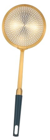 CIYODO 1pieza Colador Skimmer Inoxidable Mango Para Cocinar y Freír Herramienta Práctica Hot Pot y Frituras