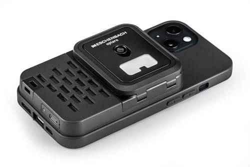 Eschenbach optaro - die digitale Sehhilfe für das iPhone mit einer bis zu 15x-Vergrößerung, Falschfarbmodi, Leselinien mit Vorlesefunktion und FHD Kamera