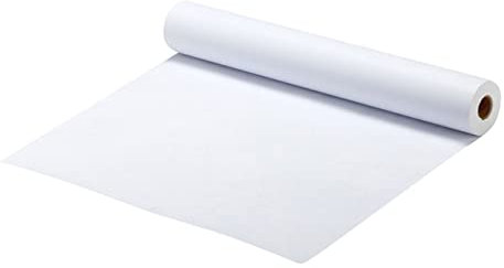 STOBOK 25m Zeichenpapierrolle Weiße Papierrolle Recyceltes Säurefreies Skizzenpapier Für Junge Mädchen Malen Zeichnen Basteln Kompatibel Mit Bleistift Tusche Aquarellfarben Leicht Tragbar