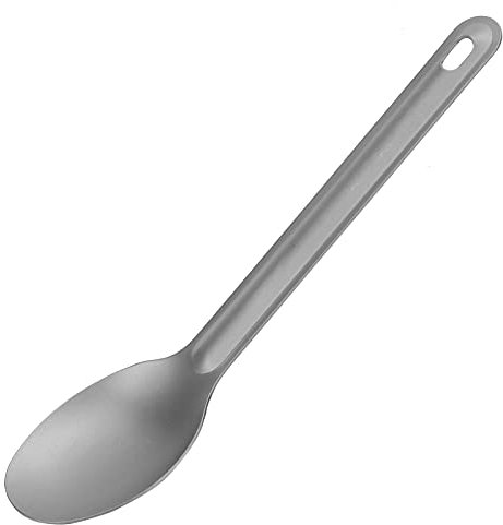 Titanium Spork Spoon Metal Cutlery Set Easy Clean Lightweight Camping Travel Picnic (Cuchara de titanio)