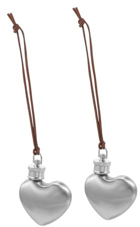 VALICLUD 2pièces Flasque Métallique à Flasque De Poche Pour Camping Bouteille De Vin Pratique Et Portable