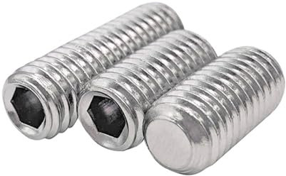 DIN 913 Innensechskantschraube mit Kegelkuppe, Innensechskantkopf, M2 M2,5 M3 M4 M5 M6 M8 M10 M12, Madenschraube, Edelstahl, Kopfschraube(8mm,M8 10pcs)