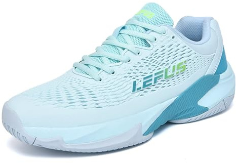 BLBK Chaussures de tennis pour homme, chaussures de badminton et squash résistantes à l'usure pour l'entraînement, 41 EU