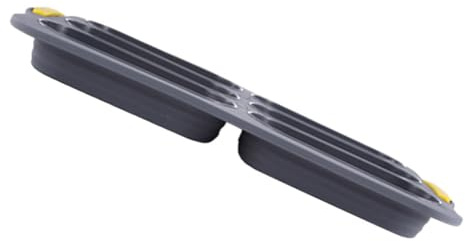 Mikinona Molde De Silicona Para Pan Molde Antiadherente Para Hot Dogs Caseros Bandeja De Cavidades Para Panecillos y Baguettes Utensilios Flexibles Para Hornear Pan Francés Cocina