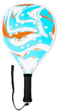 Jouryvue Padel Racket - ABS Surface & EVA Foam Core, Beach Paddle Tennis Racquets for Adults - Outdoor, Sand, Backyard, Pool Fun (Blue)