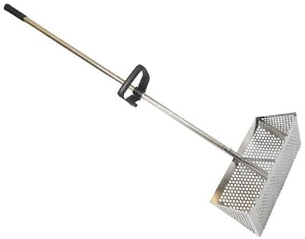 rongweiwang Strumento da giardinaggio portatile leggero, rastrello da spiaggia, rastrello per pulci di sabbia, offerte per attività sulla sabbia all'aperto, strumento da