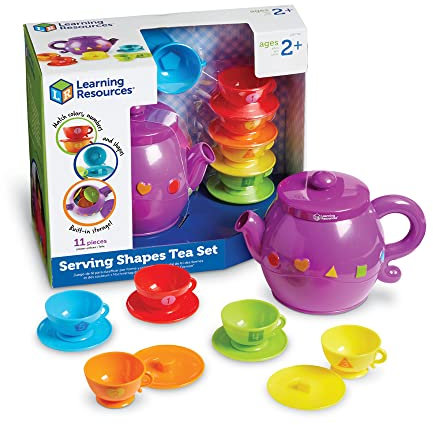 Learning Resources Serving Shapes Tea Set