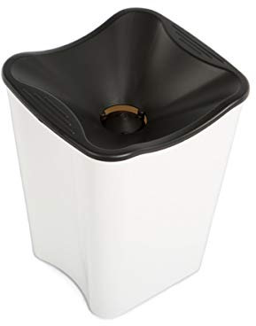 Koala Escupidera de Cata 2 en 1 con Función de Cubitera – 2,5 L, para 1-2 Botellas – Apilable, Reutilizable – Ideal para Eventos, Vino y Hostelería - Color Blanco y Negro