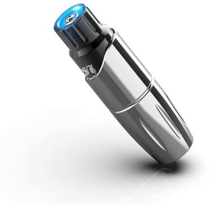 Mast Tour Tattoo Maschine Pen Rotations Tätowiermaschine für Microblading, Lippen, Eyeliner und kleine Tattoos mit RCA-Anschluss Grau