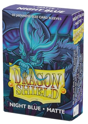 Arcane Tinmen AT-11142 Dragon Shield Japanese Size Matte Night Blue (60 Sleeves)