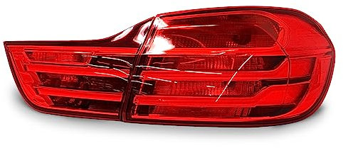 Rückleuchten Folie Set Aufkleber Tönungsfolie Heckleuchten passgenau zugeschnitten Auto Rücklichter (Red (C043))