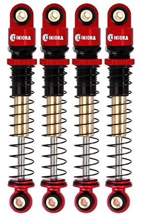 INJORA Stoßdämpfer 43mm Gewinde Tele Shocks für 1/24 RC Crawler Axial SCX24