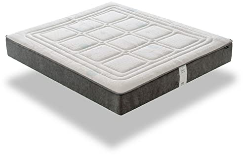 Materasso 150x190 cm 800 Molle indipendenti insacchettate Sfoderabile alto 25 cm - 5 cm Memory Foam Ortopedico Medio Rigido, Zone differenziate Antibatterico Traspirante