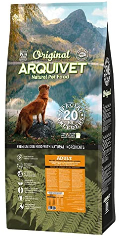 Arquivet Original Adult - Foder för vuxna hundar - Kyckling och ris - Hundmat - Torrfoder för hundar - Hundfoder - Hälsosamt foder