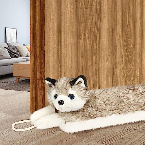NABOWAN Under Door Draft Stopper 32 inch - Adorable Dog Heavy Duty Under Door Draft Blocker for Door & Window, Animal Draft Stoppers for Bottom of Door