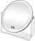FANCYSEEU Espejo de maquillaje con aumento de 7 pulgadas de doble cara con aumento 1X/7X, rotación de 360°, espejo cosmético de alta definición