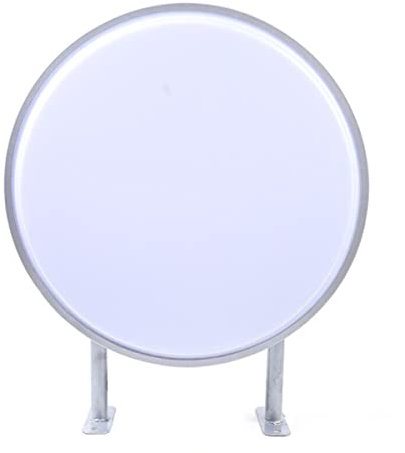 LED Leuchtkasten Doppelseitig 50cm Rund Leuchtreklame Lichtwerbung Leuchtschild für Restaurants, Imbissbuden, Geschäfte