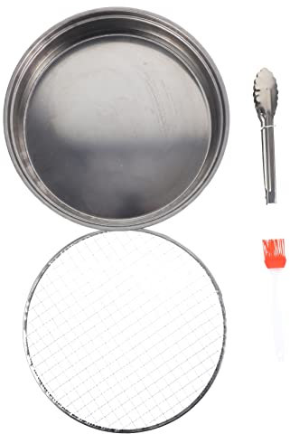 Yardwe Usa e Getta Barbecue Portatile Per Campeggio Mini Per Barbecue Esterno Telaio in Acciaio Inossidabile e Superficie Ampia Per Cottura Rapida Design Anti-scorrimento Leggera e Facile