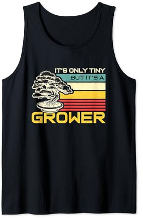Es ist nur winzig, aber es ist ein Garten-Bonsai-Baum, Bonsai-Kunst Tank Top