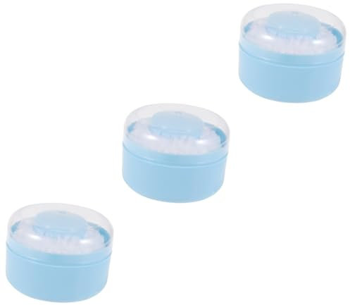 Ipetboom 3sätze Fluffiger Körperpuderbox Mit Puderquaste Für Junge Mädchen - Wiederverwendbar Für Anwendung Nach Dem Baden Minimiert Das Auslaufen Von Puder Und Sorgt Für