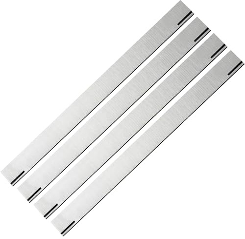 Dirtech HSS-Hobelmesser für Elektra HC260, Metabo HC260C HC260M HC260K Elektrohobel, 26,7 x 1,9 x 0,3 cm, einschneidig, 4 Stück