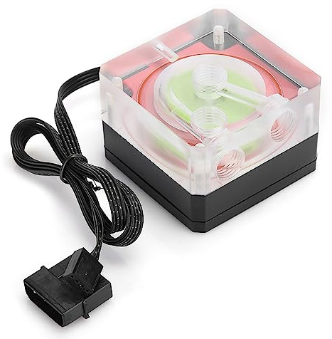 KIMISS Computer Water Pump, PU‑SZM4 Quiet Cooler ‑thin G1 4'' Threaded Interface 500L H Electronics Computers Accessories Components Internal Fans Cooling Cooling Systems Cool for