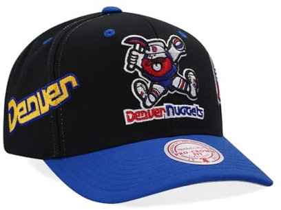 Mitchell & Ness Denver Nuggets Hardwood Classic Pro Crown Fit Snapback Cap