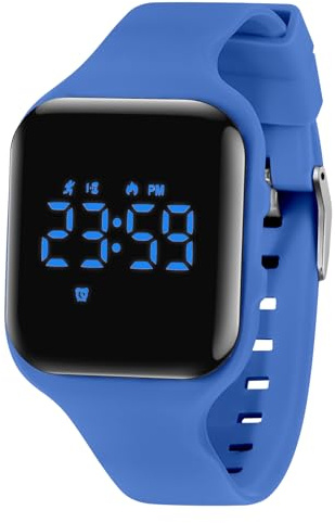 Kids Watch Digital Watch for 5-12 Years Old Boys Girls, Kids Fitness Tracker Watch with Alarm Clock, Stopwatch, Step Counter Sports Watch, No App Waterproof Watch for Kids Teens Gifts