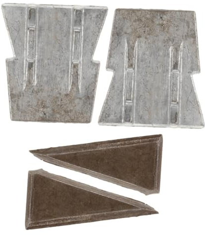 Uonlytech 4pièces Jeu De Coins Fer pour Poignées De Marteau Accessoires Installation Robustesse Et Durabilité Outils Remplacement pour Menuisiers Et Bâtisseurs