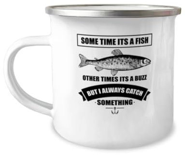 Teegarb Letter Blanket Tasse mit Campermotiv, 340 ml, lustiger Spruch, Angeln, Fangen, Gag, Spruch für Männer und Frauen, Trink-Neuheit, Angler, Urlaub, Vater, Angler, Ehemann