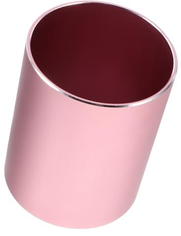 CANIGHT Stifthalter Aus Aluminiumlegierung Runder Bleistiftbecher Mit Rutschfester Unterseite Schreibwarenbox Für Schreibtisch Stiftehalter Für Bürobedarf