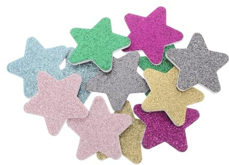 Beaupretty 12pezzi Strisce Per Unghie Forma Di Stella Pz Spugnose Monouso Per Levigare e Lucidare Le Unghie Tema Natalizio Per Bomboniere e Cura Viaggio