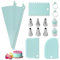 Manga Pastelera Silicona, 15Pcs Boquillas para manga pastelera,manga pastelera，boquillas manga pastelera，manga pastelera profesional para decorar cupcakes y pasteles - cake kits
