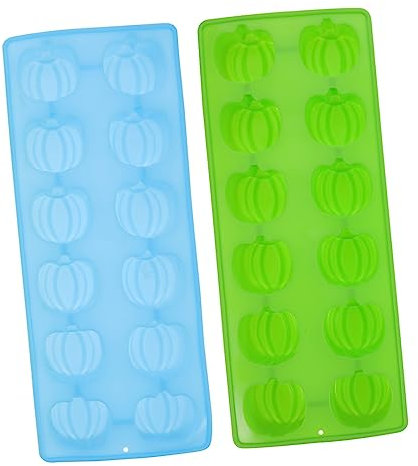 Cabilock 5 Set Stampo di Zucca Tortiera A Forma di Cuore Bande di Telaio Fondente Hallowen It Halloween Cake Caramelle per Torte da Forno in Silicone Gel di Silice 2 Pezzi * 5