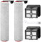 Fiabgum Set di Accessori per Dreame H12 Pro Parti di Ricambio aspirapolvere Umido e Secco, pazzola a rullo autopulente per aspirapolvere Dreame H12 Pro, 2 spazzole Rullo + 2 Filtro + 1 spazzole.