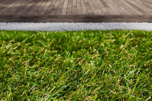 andiamo Gazon Artificiel Samos - Tapis d'extérieur - Tapis d'extérieur - Résistant aux intempéries - pour Balcon ou terrasse - Tapis de Sol - Vert - 100 x 200 cm