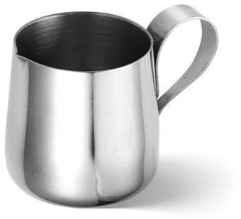 Mini brocche per latte in acciaio inossidabile 304, barattolo a forma di fiore appuntito, durevoli, piccole tazze da caffè, bricco per latte da barista, bricco per schiumare