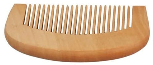 Persikaträ Träkam Skäggkam Verktyg Unisex(16cm)