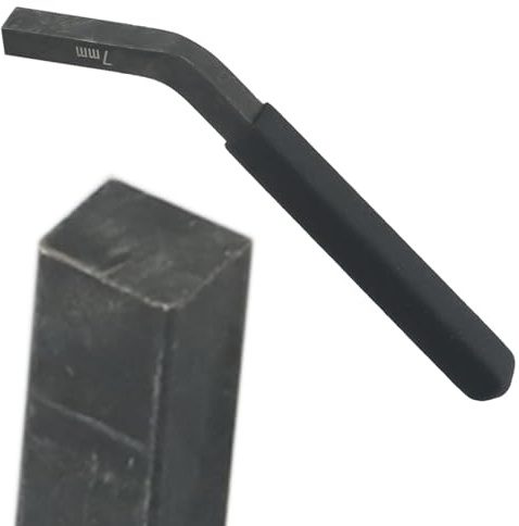 Kivivaka Strumento di regolazione del freno motore per motori Cummins ISX, spessimetro di ricambio da 7 mm per 3163530, in acciaio con manico in PVC antiscivolo nero