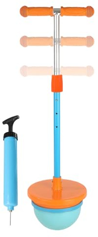 Hüpfball – Balancestab, mit Griff | Verstellbarer Outdoor-Ball mit robuster Konstruktion, Aktivitätsspiel im Innen- und Außenbereich (für sportliches Spielen für Kinder und Jugendliche)