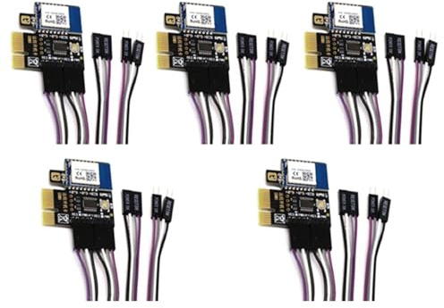 Ksrnsne 5 pezzi A3 Tuya WiFi PC Interruttore di alimentazione Computer Desktop Avvio remoto Scheda di Avvio Telelavoro Pice Mini Scheda APP Telecomando